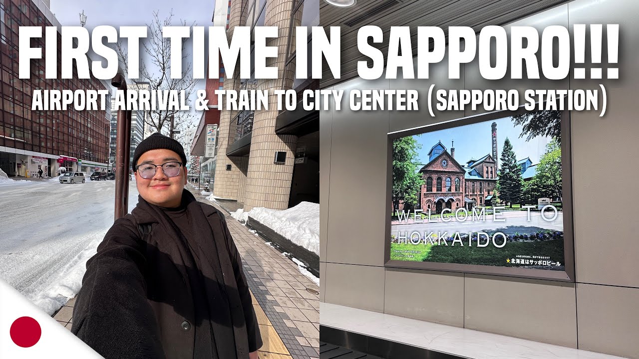 SAPPORO VLOG • Airport Arrival & Train to City Center (Sapporo Station) | Ivan de Guzman
