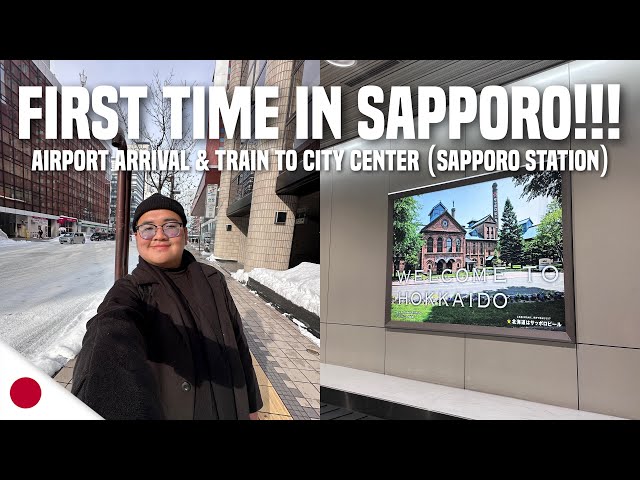 SAPPORO VLOG • Airport Arrival & Train to City Center (Sapporo Station) | Ivan de Guzman class=