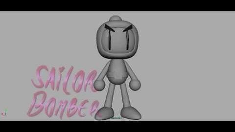Bomberman 3D model preview