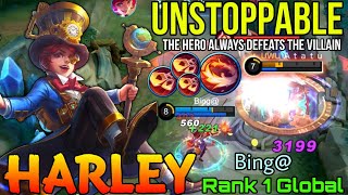 Unstoppable Harley The Hero Always Defeats the Villain - Top 1 Global Harley by Bing@ - Mobile Legen