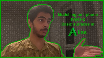 Modelling an I-phone on Alias PART2 - Basic surfaces