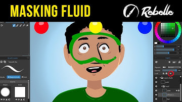 How to Use Masking Fluid Layers - Rebelle Tutorial