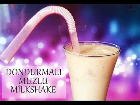 dondurmali muzlu milkshake tarifi evde kolay milkshake yapimi youtube