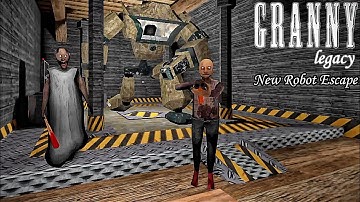 Granny Legacy New Robot Escape With Grandpa With Shotgun Fullgameplay Hard Mode