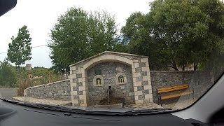Driving from Karkalou to a fountain near Kaloneri (highway driving, Greece) - onboard camera