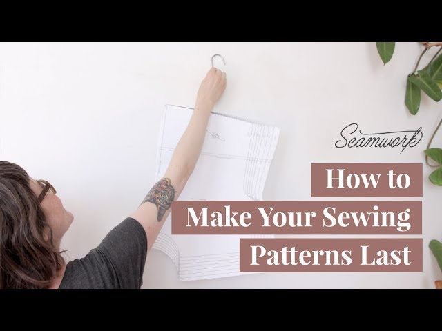 Making Tissue Paper Sewing Patterns More Durable - Mythic Seam