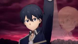 Eugeo Ayuda a Kirito | Kirito derrota a todos los soldados | Sao alicization war of underworld