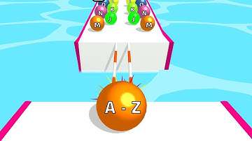 AZ RUN ⚽🅰️🅱️ Gameplay All Levels Walkthrough iOS, Android Gameplay Alltrailer Max Level