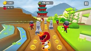 ✅panda hero run game video screenshot 5