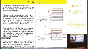 Embedded Systems - Chap 5a - Interrupts - Professor E. Ambikairajah - UNSW Sydney