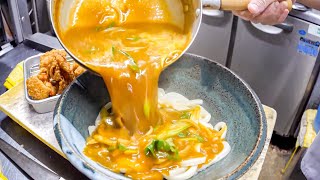 Unbelievable Best Selling Curry UdonSuper Fast Udon Restaurant that Satisfies the Hungry Workers