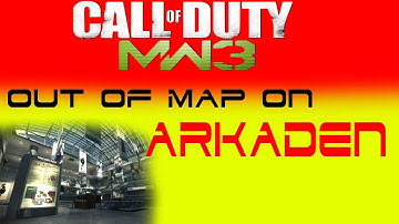 MW3 Glitches: Out of Map On Arkaden