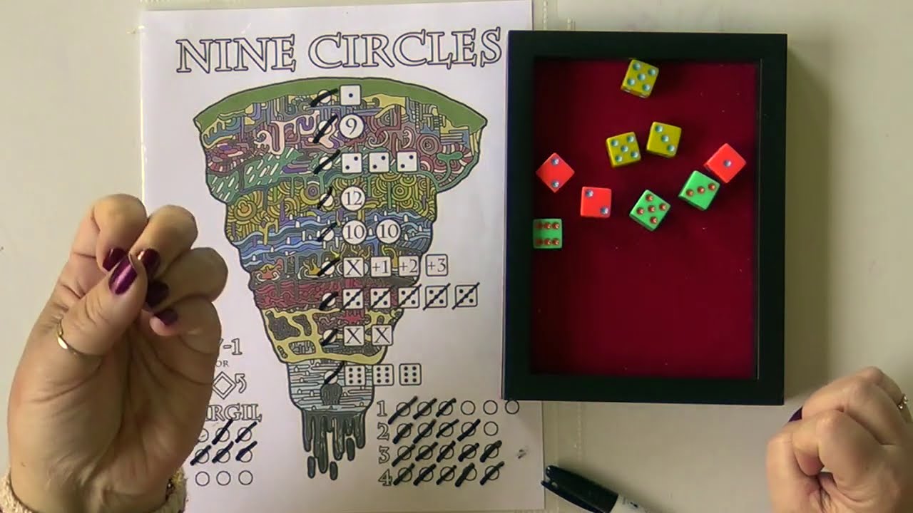 BGG PnP Solitaire Competition: Nine Circles - YouTube