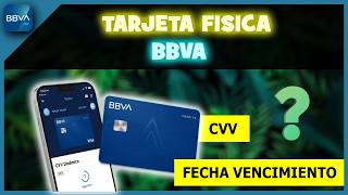 Cómo Ver el CVV de la TARJETA FISICA BBVA