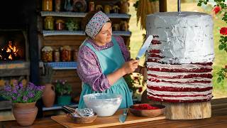 Download Lagu The Biggest Moist Red Velvet Cake on a Spit - When One Bite is Not Enough! MP3 Download Lagu The Biggest Moist Red Velvet Cake on a Spit - When One Bite is Not Enough! MP3