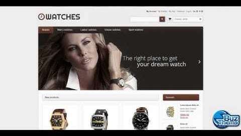 Download Responsive Watches Store Magento Theme by  Hermes TM