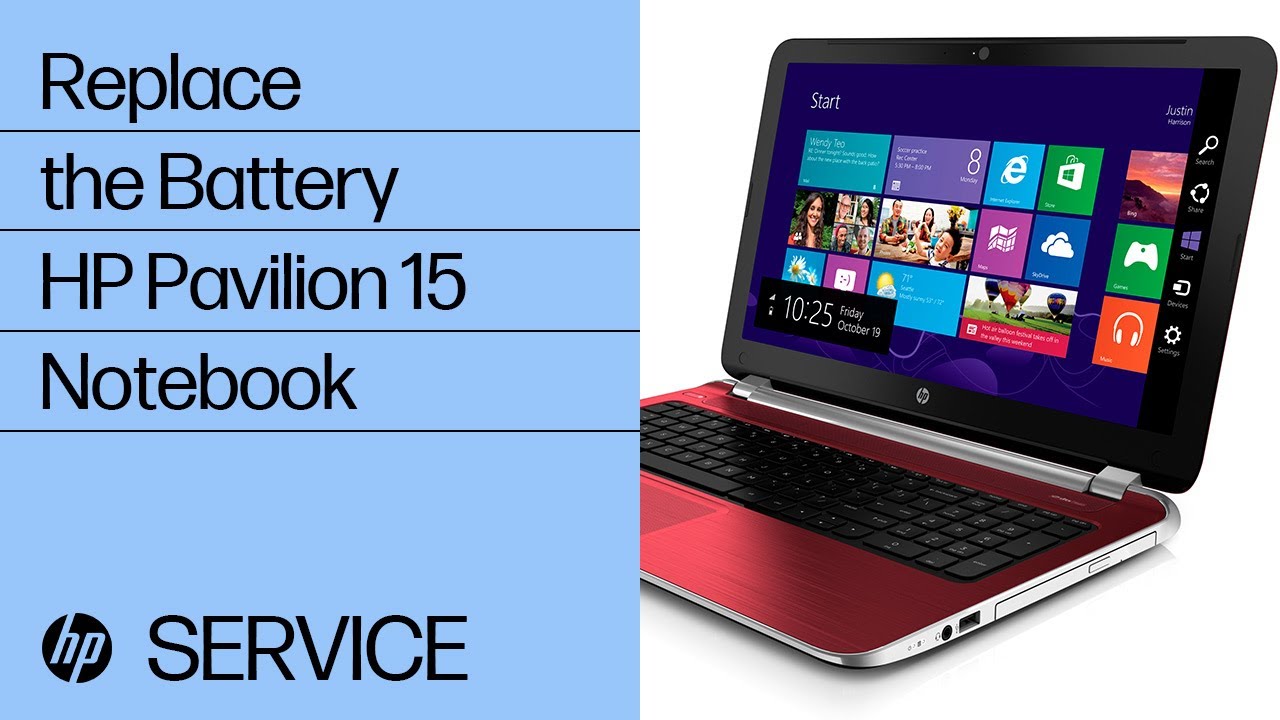 Replace the Battery | HP Pavilion 15 Notebook | HP