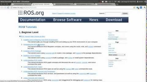 Installing ROS on Ubuntu