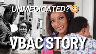 My successful VBAC Birth story | UNMEDICATED | Birth Doula