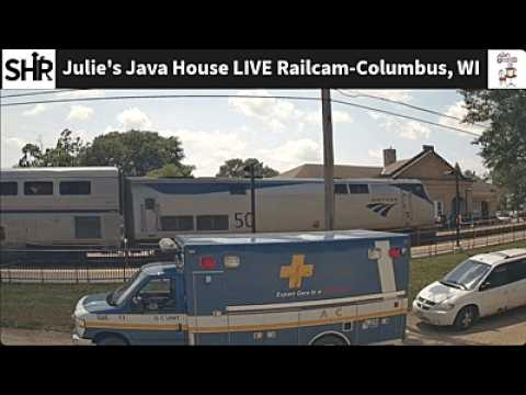 Julie's Java House  Live Railcam - Columbus, WI #steelhighway