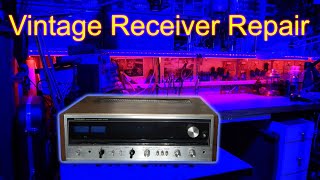 Vintage Receiver Repair  finding a noisy transistor