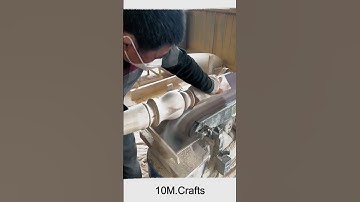 solidwoodstair handrail polishing process- Good tools and machinery make work easy