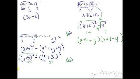 MPM2D 5.6 Factor Special Trinomials