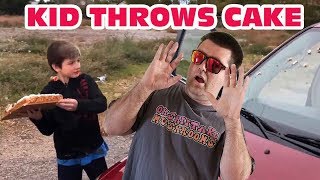 Kid Throws Birthday Cake On Mom's Van - Uncle's Birthday RUINED! ( Uncle vs kid )