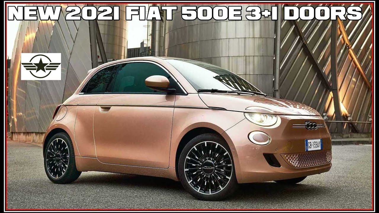 New 2021 Fiat 500e 3+1 ! Doors interesting version of the electric subcompact that adds a small rear