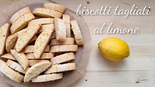 Biscotti Della Nonna Tagliati Al Limone