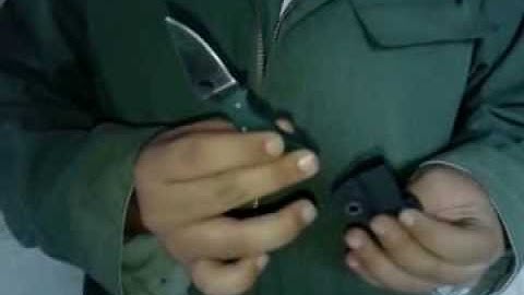 Spyderco Manbug ZDP189 with "Auto Open" Kydex Sheath