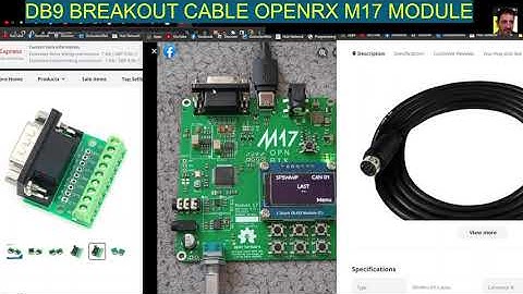 DB9 BREAKOUT CABLE OPENRX M17 MODULE