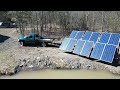 Building a 3.8 kW solar Trailer Part 1 : Building frame and mounting panels