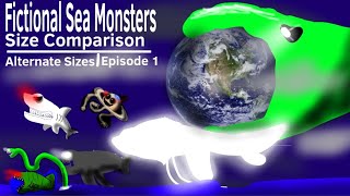 Episode 1 - Fictional Sea monsters size comparison 2026 | Alternate sizes