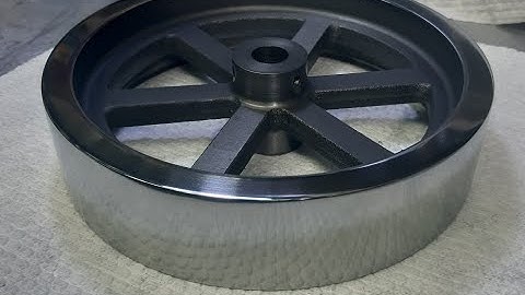 PM Research 6 CI Steam Engine Build Part 4 (Machining The Flywheel)