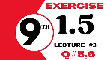 9th Class Maths ch1 Ex 1.5,Question 5,6| Math |Matrices| Matric part1 Math Lec 12 Sir Maqsood