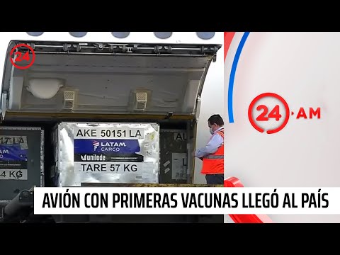 Ya están en Chile: llegó avión con primeras vacunas contra el coronavirus