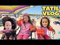TATİL VLOG !! DENİZE HAZIRLIK !! BAHAR BANU ALYA VE ASEL MİRA İLE DEV DALGALI DENİZE GİTTİK !!