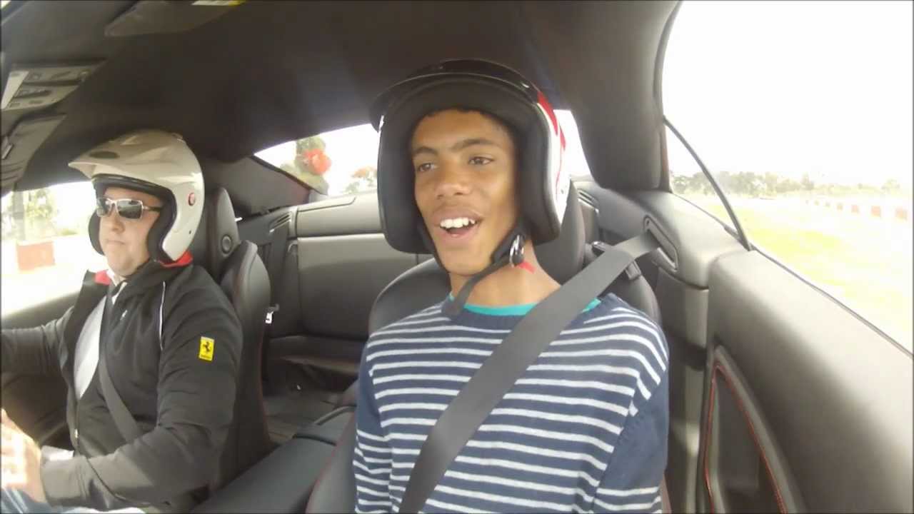 2012 Ferrari California - Raffle winner goes for a ride... - YouTube