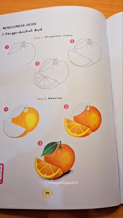 Buku Tutorial Menggambar & Mewarnai Dengan Pensil Warna