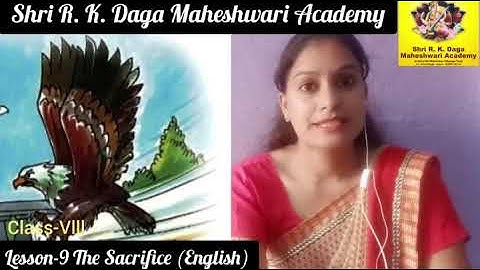 Class 8 English Lesson-9 The Sacrifice