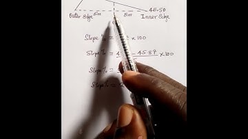 Camber and super elevation slope Calculation 