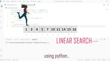 Linear Search Algorithm |using python | easy to learn