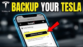How to backup Tesla Model 3 using TeslaFi - Full Guide