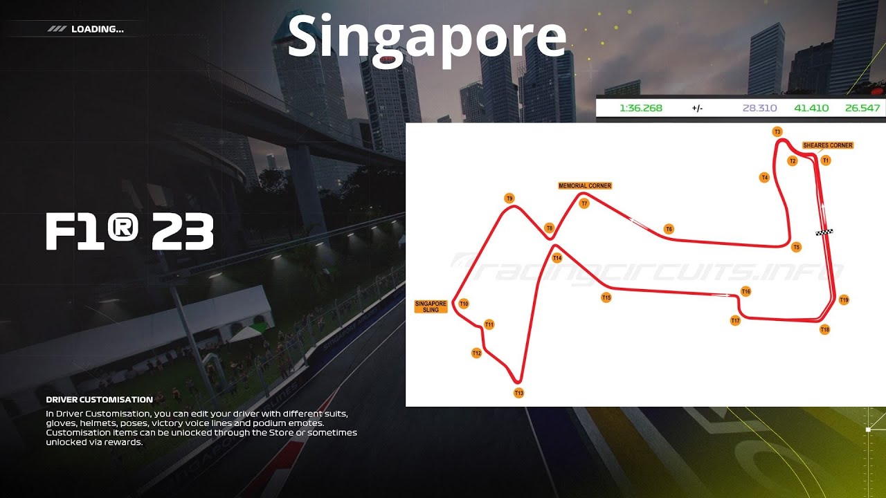 Sgp Layout 7 laps around the new Singapore layout (with commentary) - YouTube