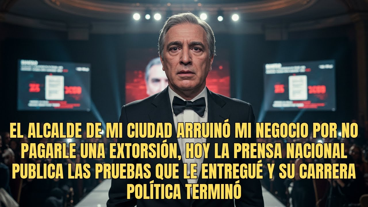 El alcalde de mi ciudad arruinó mi negocio por no pagarle una extorsión, hoy la prensa nacional...