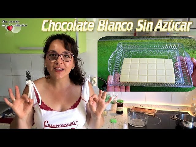 Bocados de chocolate blanco sin azucar con leche de coco - Vivo