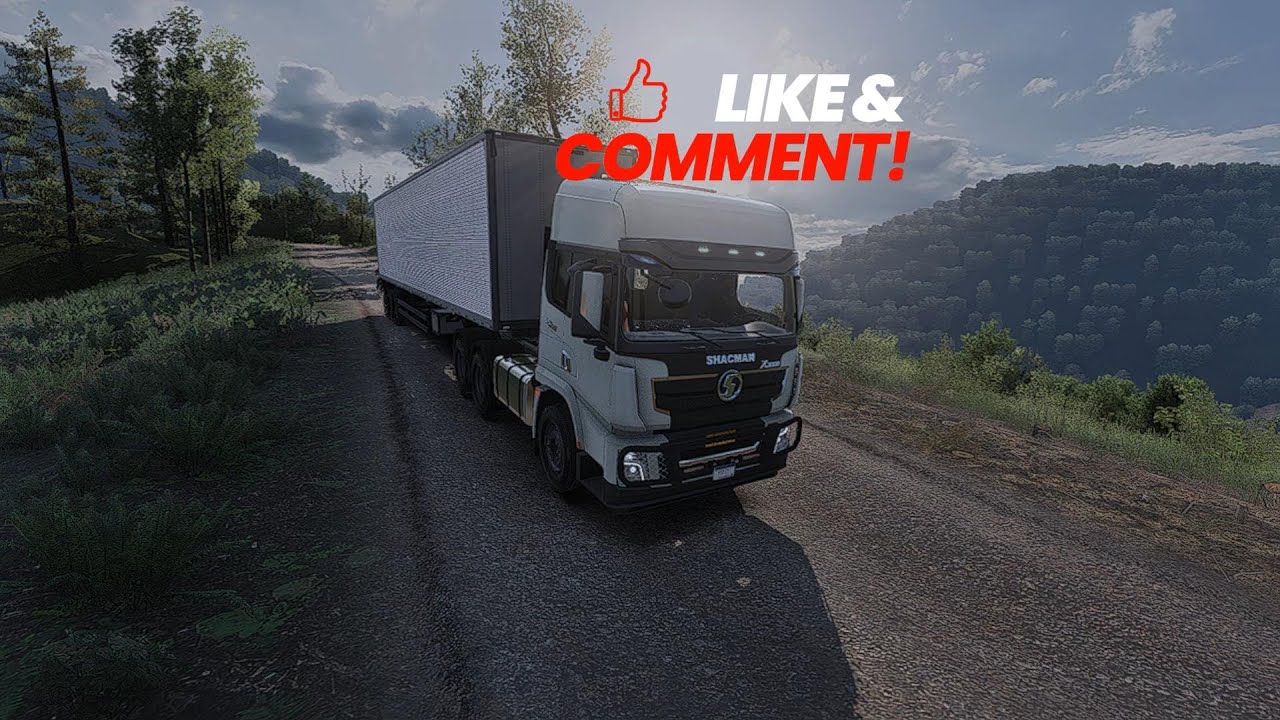 ATS 1.57🌎MAPA DE HONDURAS🚚SHACMAN X300🎮CARGA ANIMADA, 19T DE FERTILIZANTES, MONTAÑAS DE HONDURAS.