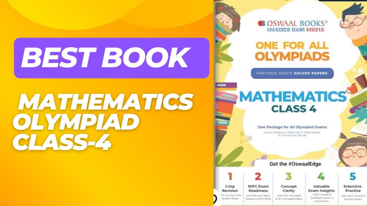 Mathematics Olympiad book review || class 4 || All boards || IMO