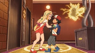 Pikachu shocking risa and ash